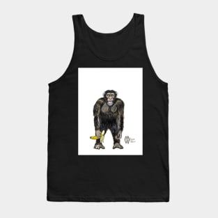 Chimpanzee monkey Tank Top